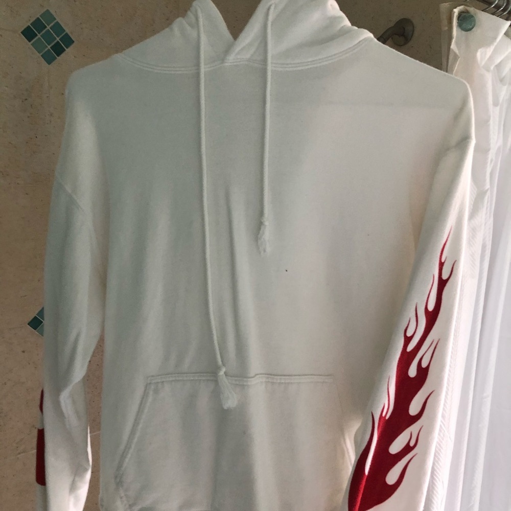 Brandy Melville Flames Hoodie
